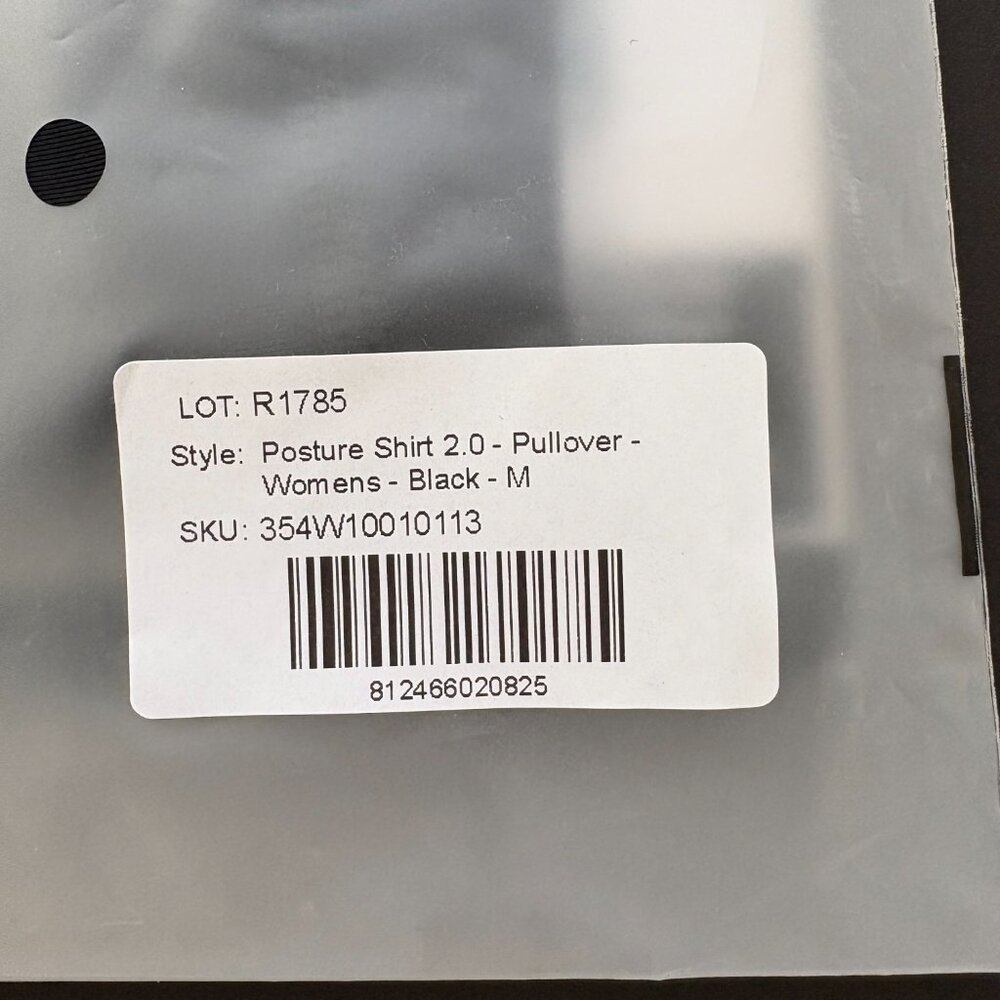 Align MD Posture Shirt 2.0  Women's Black Short Sleeve Tee - Picture 8 of 9